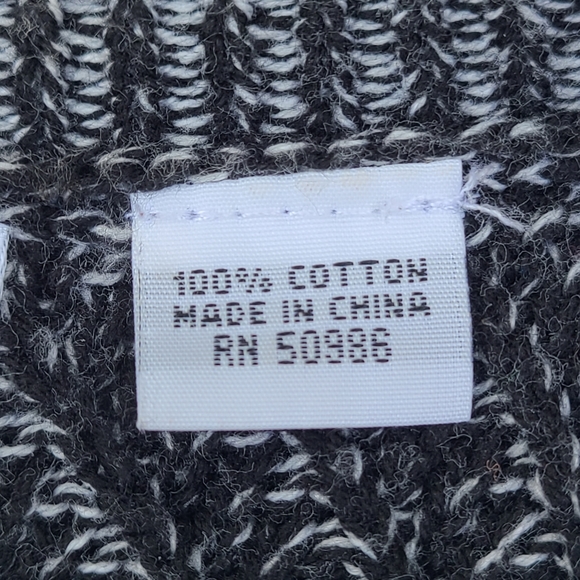 Eight Eight Eight Grey 100% Cotton Sweater | XL - Picture 6 of 7